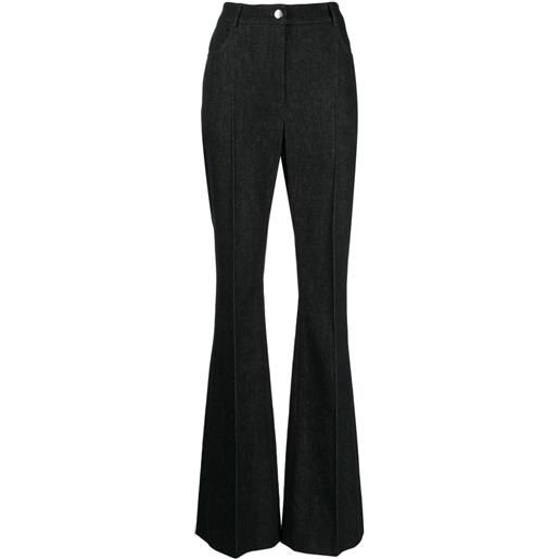 Akris high-rise flared jeans - blu