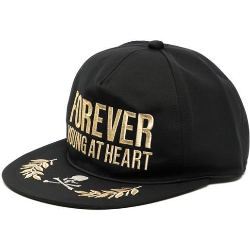 Mastermind Japan cappello da baseball con ricamo - nero