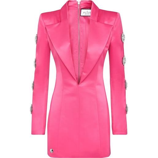 Philipp Plein abito corto con decorazione - rosa