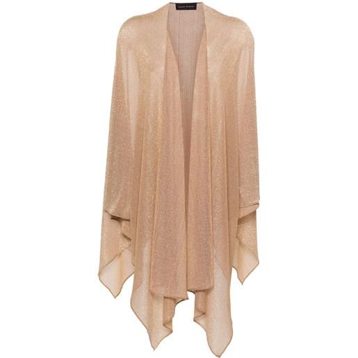 Talbot Runhof scialle semi trasparente - oro