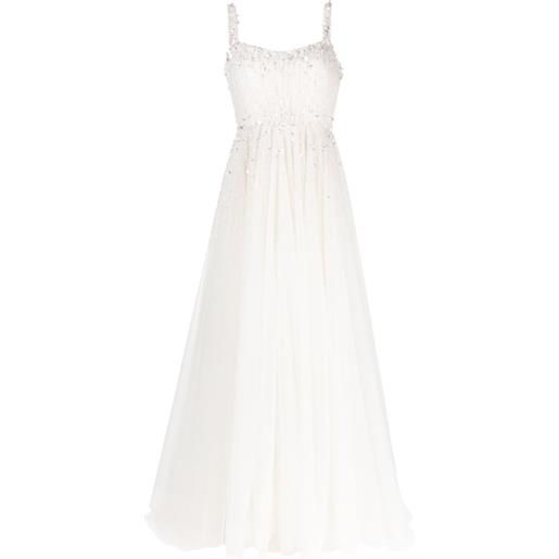 Jenny Packham abito da sera astrid con decorazione - bianco
