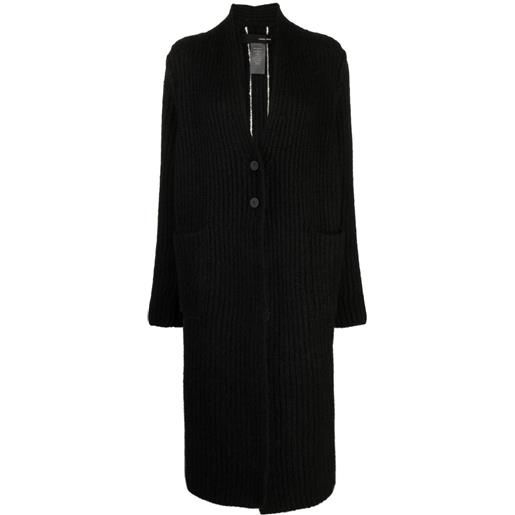 Isabel Benenato cappotto monopetto - nero