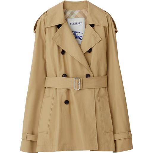 Burberry trench con cintura - toni neutri