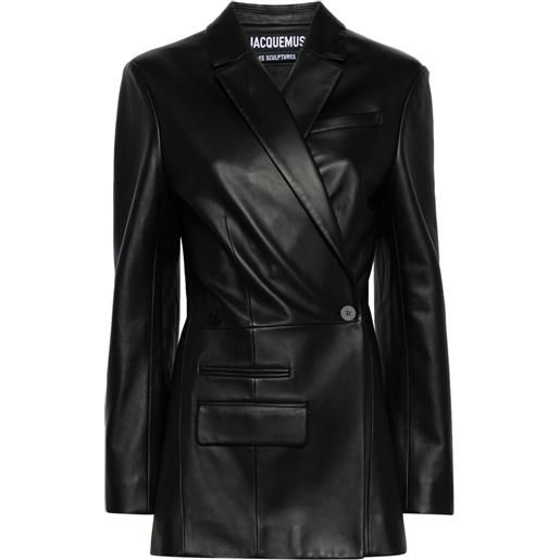 Jacquemus blazer la veste tibau - nero