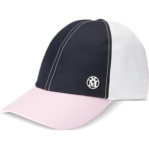 Maison Michel cappello da baseball tiger con inserti - blu