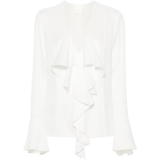 Givenchy blusa con motivo 4g jacquard - bianco