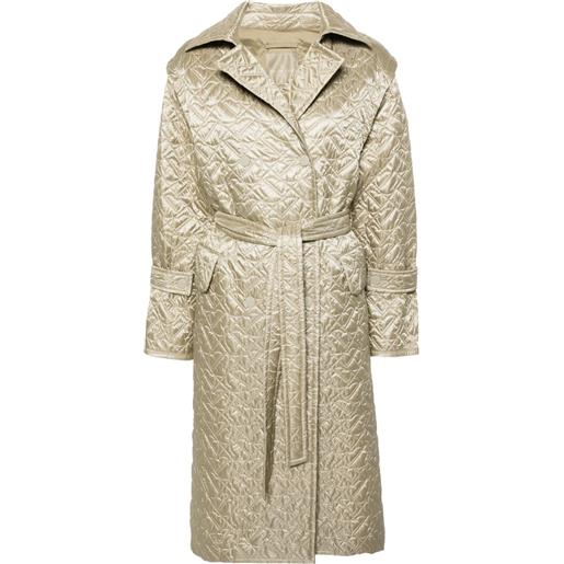 Moncler trench samare imbottito - verde