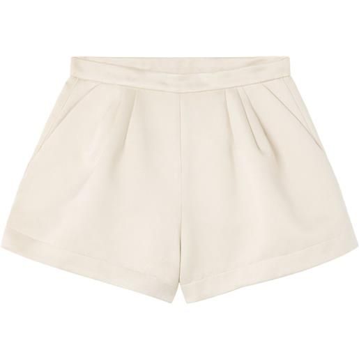AZ FACTORY shorts helleborus a vita alta - toni neutri