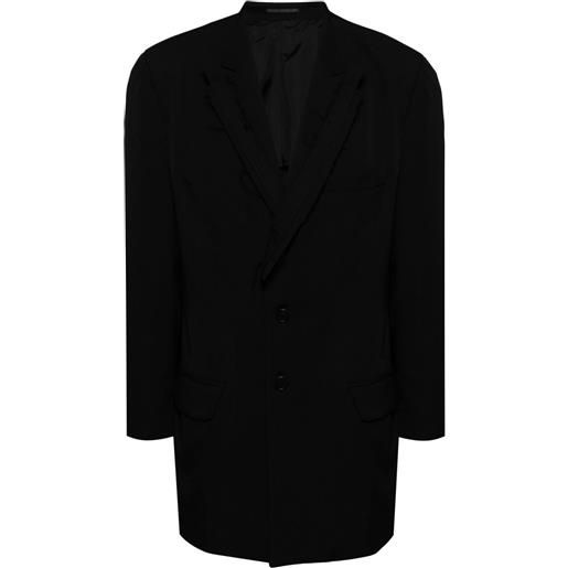 Yohji Yamamoto giacca monopetto - nero