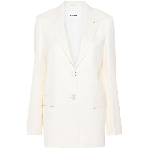 Jil Sander blazer monopetto - toni neutri