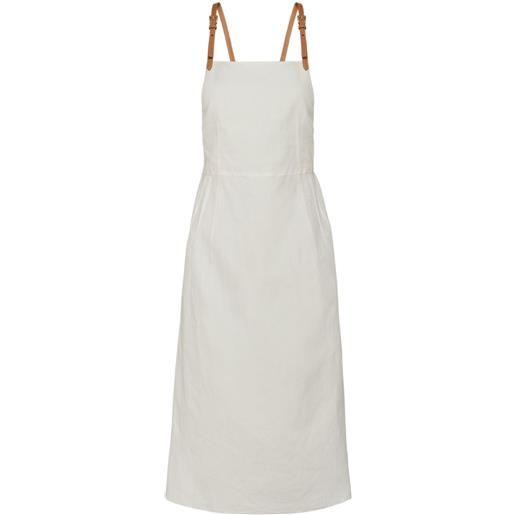 Prada abito midi - toni neutri