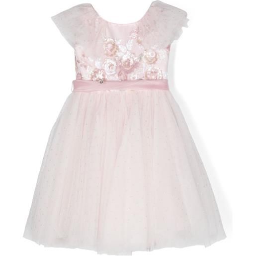 Monnalisa abito con paillettes - rosa