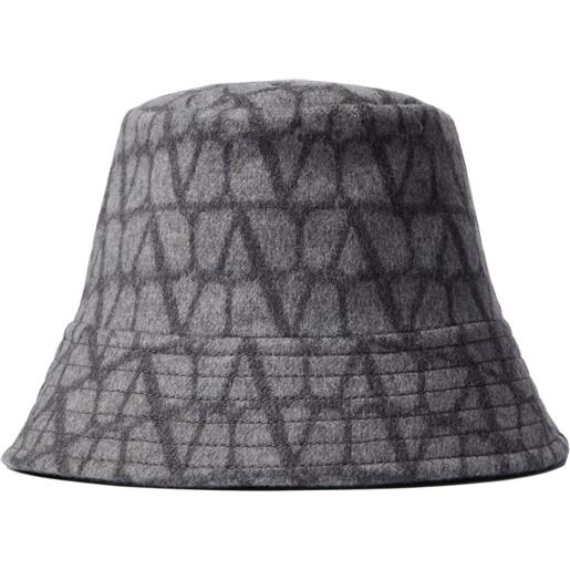 Valentino Garavani cappello bucket toile iconographe - grigio