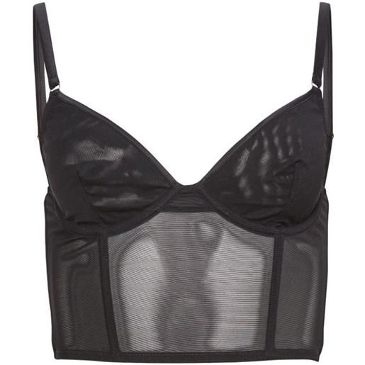 Fleur Du Mal bustino lungo - nero