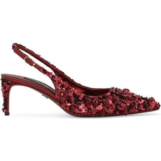Dolce & Gabbana pumps con cinturino posteriore - rosso