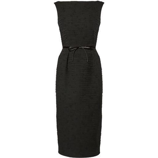 ERDEM abito midi smanicato - nero