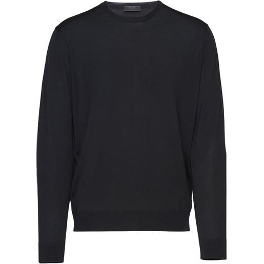 Prada maglione girocollo - nero