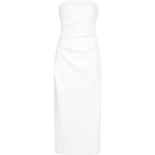 Proenza Schouler abito midi shira senza spalline - bianco