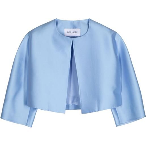Dice Kayek giacca crop - blu