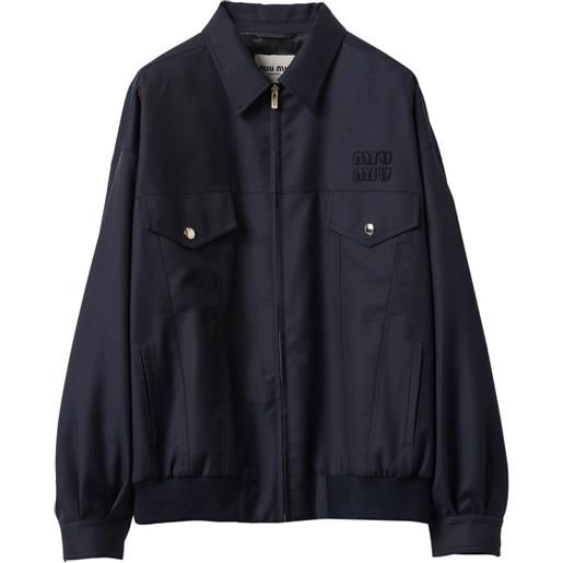 Miu Miu bomber batavia - blu