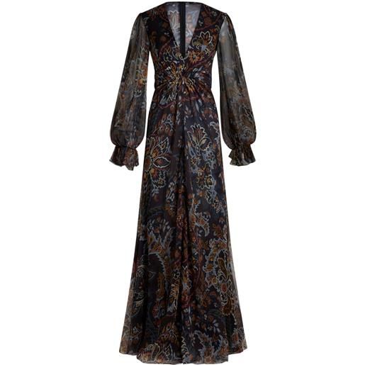 ETRO abito con stampa paisley - nero