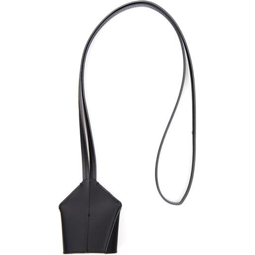 MM6 Maison Margiela portachiavi con cordino - nero