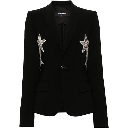 DSQUARED2 blazer monopetto - nero