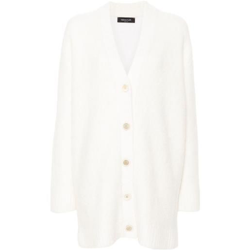 Fabiana Filippi cardigan con scollo a v - toni neutri