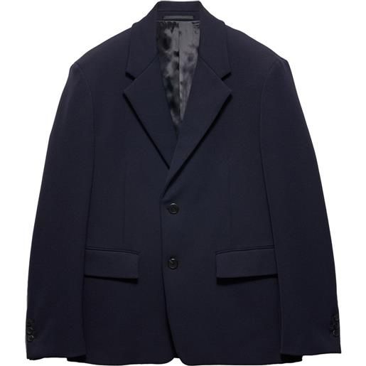 Prada blazer monopetto - blu