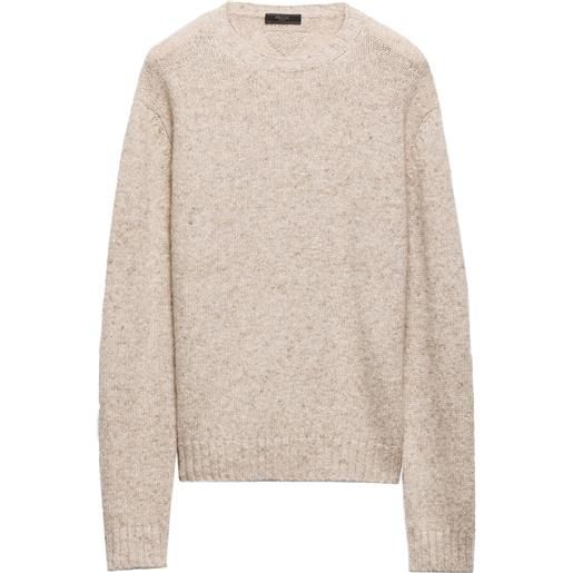 Prada maglione girocollo - toni neutri