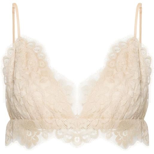 ZIMMERMANN reggiseno illustration in pizzo - toni neutri