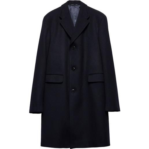 Prada cappotto monopetto - blu