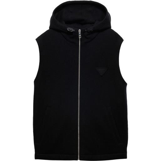 Prada canotta in cashmere - nero