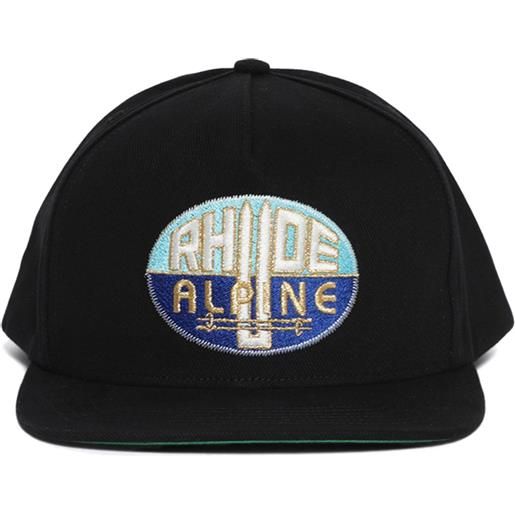 RHUDE cappello con applicazione - nero