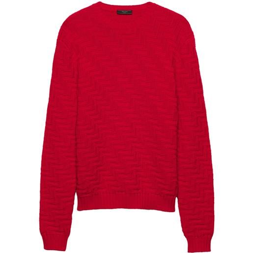 Prada maglione girocollo - rosso