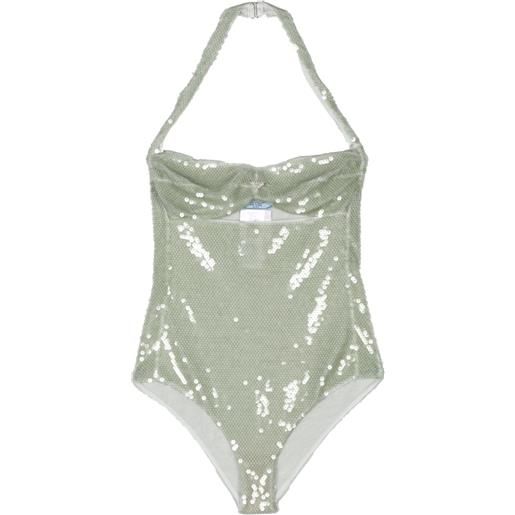 Prada body con paillettes - verde