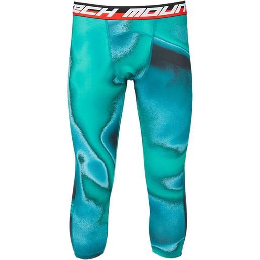Aztech Mountain leggings con motivo astratto - blu