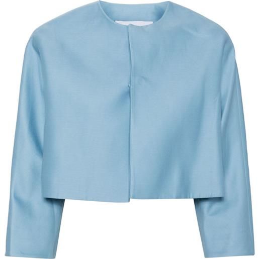 Dice Kayek giacca crop - blu