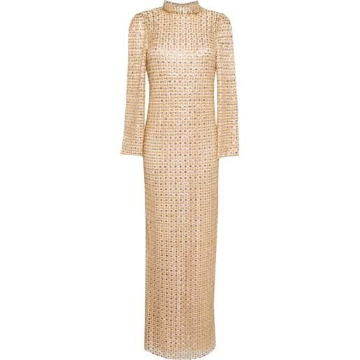 Jenny Packham abito da sera star gazer - toni neutri