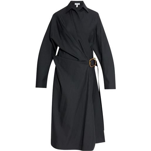 LOEWE abito con cintura - nero