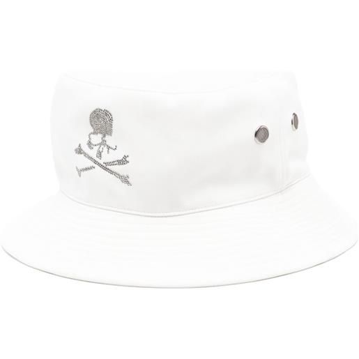 Mastermind World cappello bucket con stampa - bianco