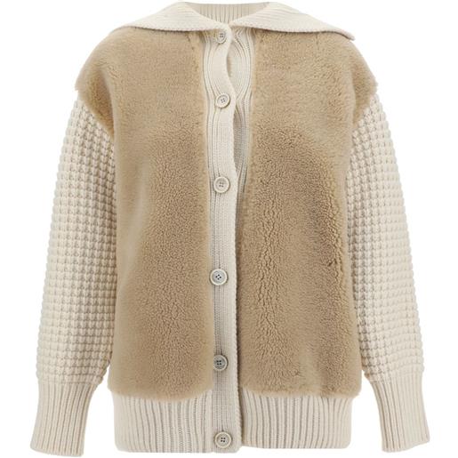 Fabiana Filippi cardigan - toni neutri