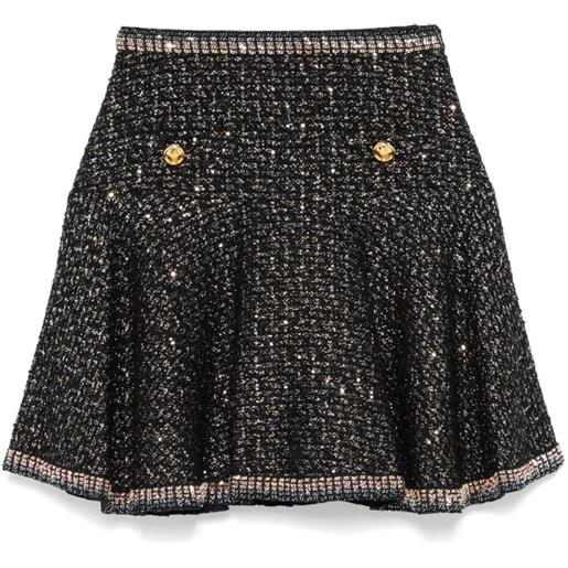Giambattista Valli minigonna in tweed - nero