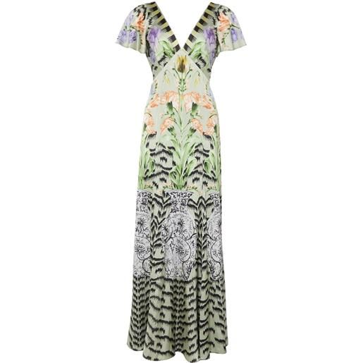 Temperley London abito da sera cleo - verde