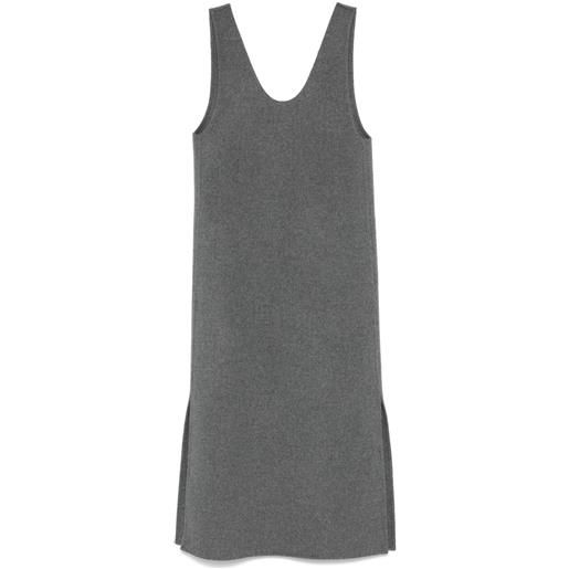 Carven abito lungo - grigio