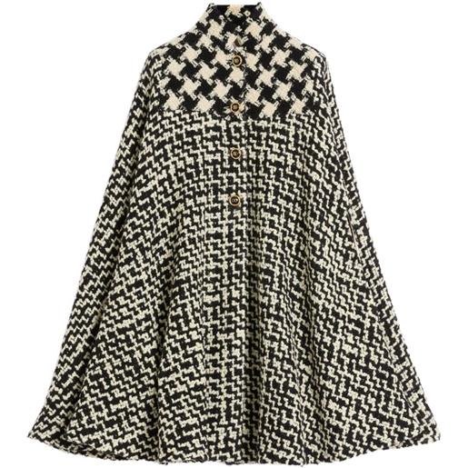 Valentino Garavani mantella geometric - nero