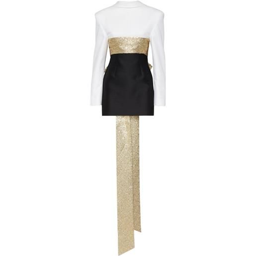 DSQUARED2 abito corto con fiocco - bianco