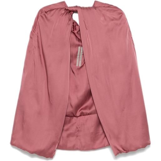 Rick Owens mantella masto - rosa