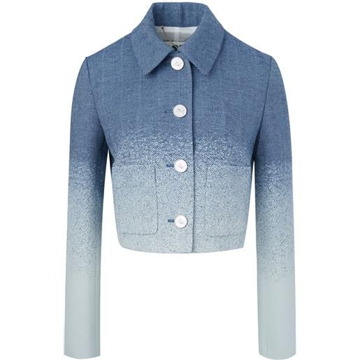 Ports 1961 giacca crop - blu