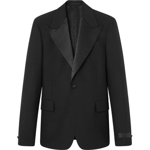 Versace blazer monopetto - nero